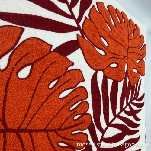 Daily Use Brightly Painted Leaf Pattern Pillowslips